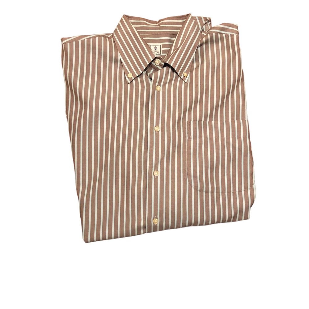 Peter Millar Dress Shirt Button Down Collar Mens size M